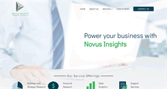 Desktop Screenshot of novusinsights.com
